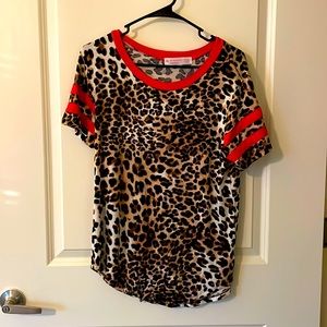 Cheetah print top